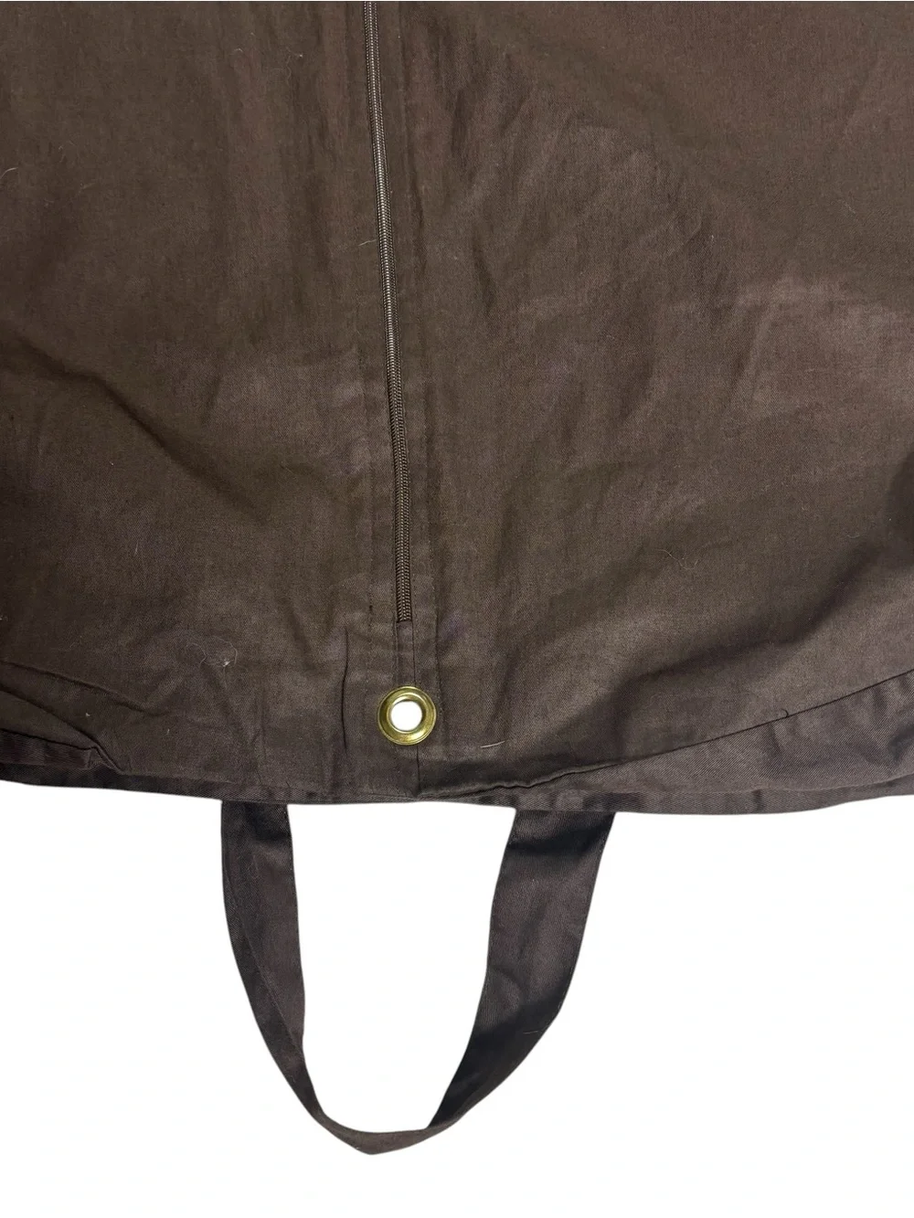 Gucci Without Tags Brown Nylon Fabric Zippered Dust Cover Garment Bag
